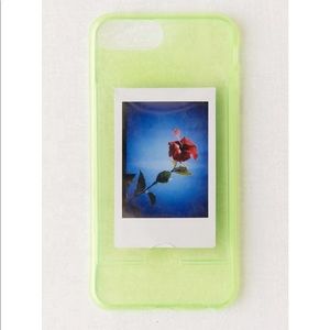 NWT UO Neon Instax Mini Picture Frame Iphone Case